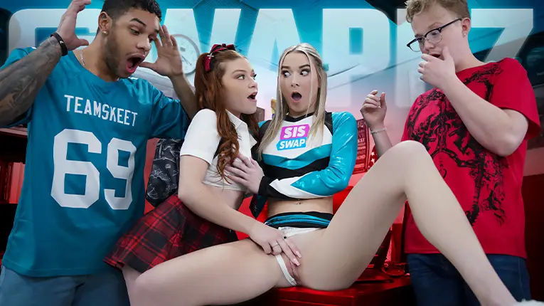 The Schoolgirl and the Cheerleader: A Stepsister Swap Story