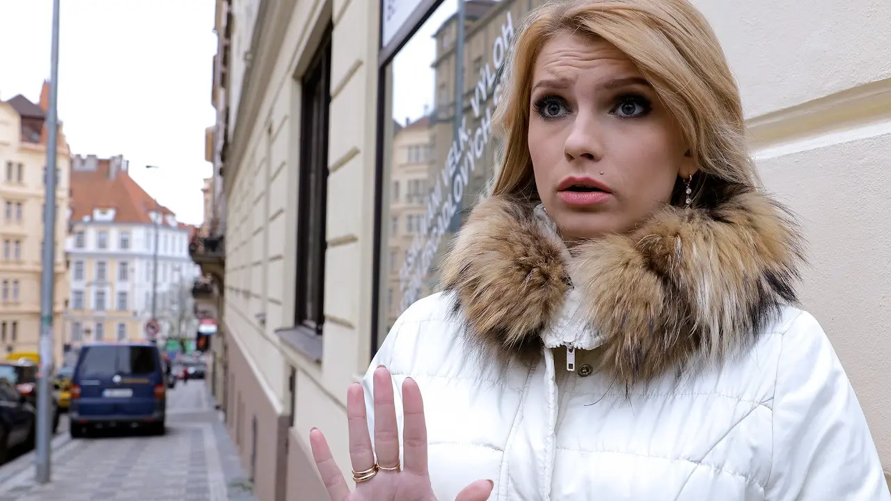 Sexy Blonde's First Anal Pounding