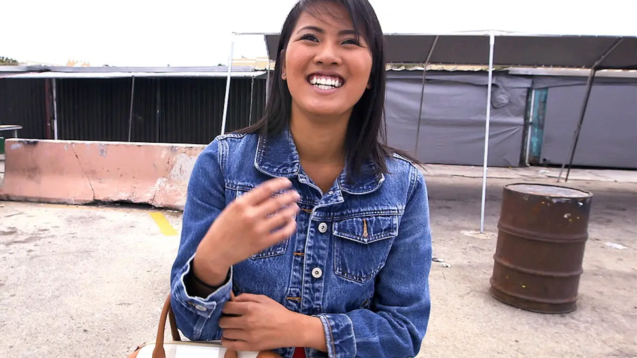 Asian sensation with nice tits rides the BangBus (Bangbros 2013)