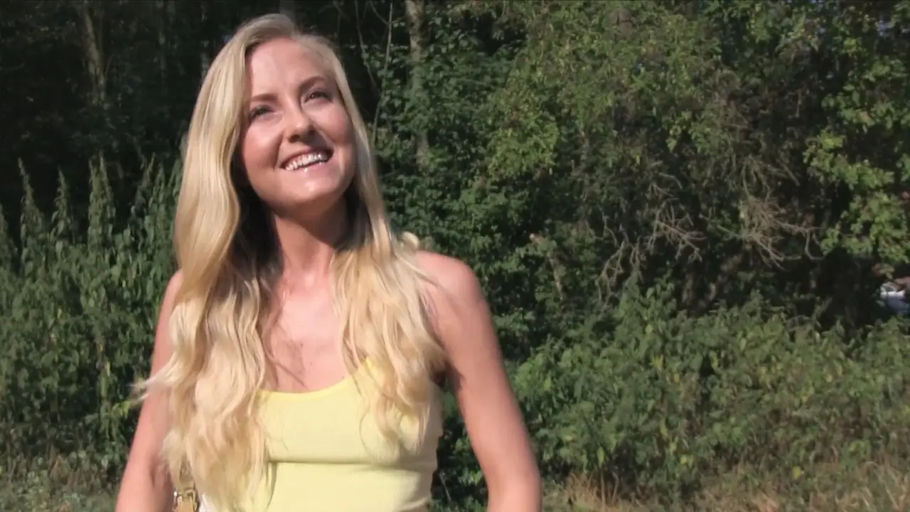 Petite blonde with tight pussy love a big cock