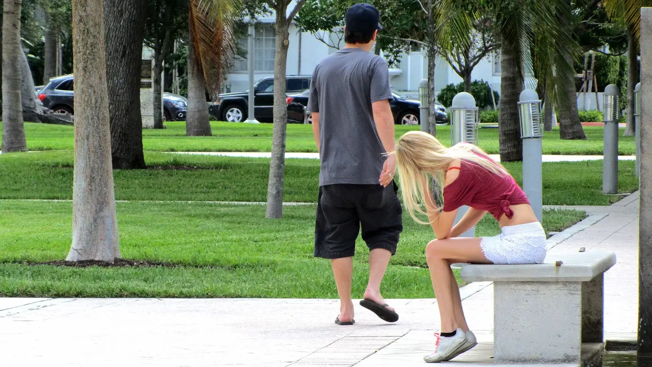 Blonde Bangs In the Back-Seat