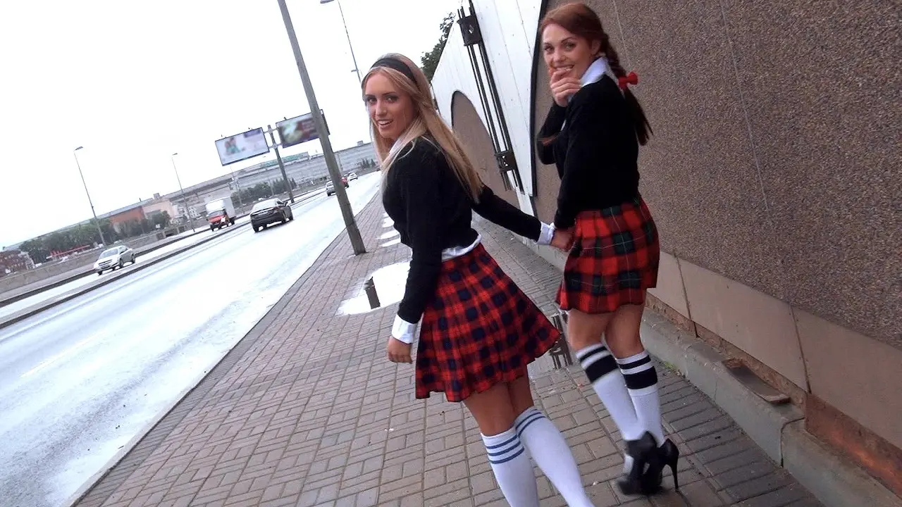 Schoolgirl Threesome (Mofos 2014)