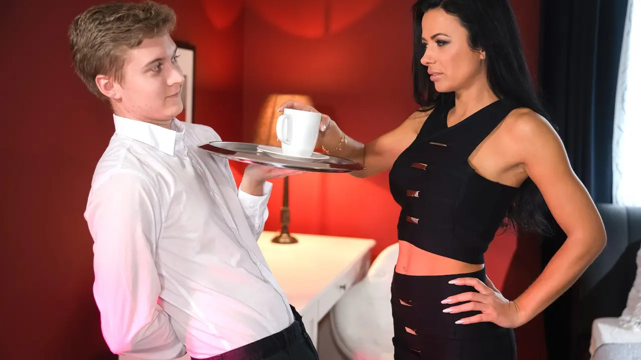 Lonely MILF room service special