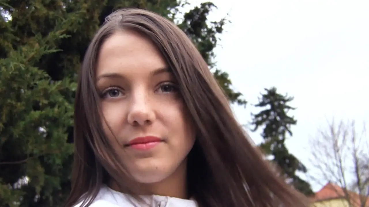 Sexy Student On School Trip Ends Up Riding Stranger's Cock (FakeHub 2014)