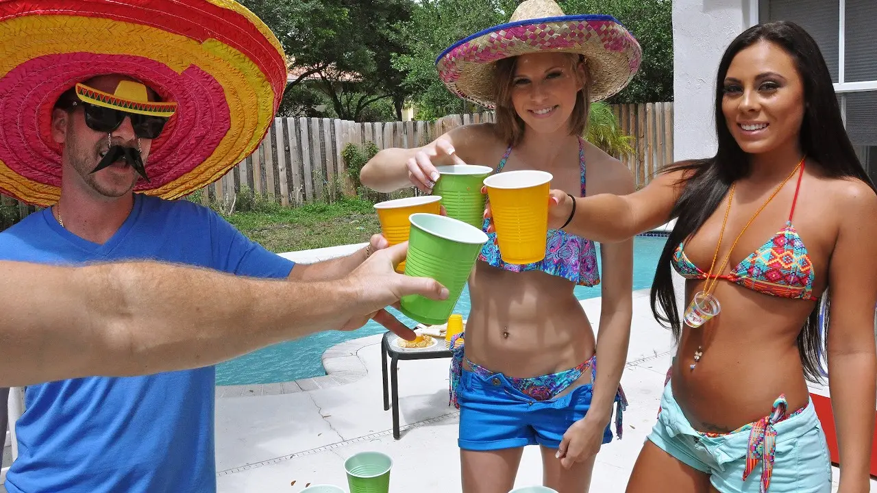 Pool Party With Two Horny Girls (Mofos 2014)
