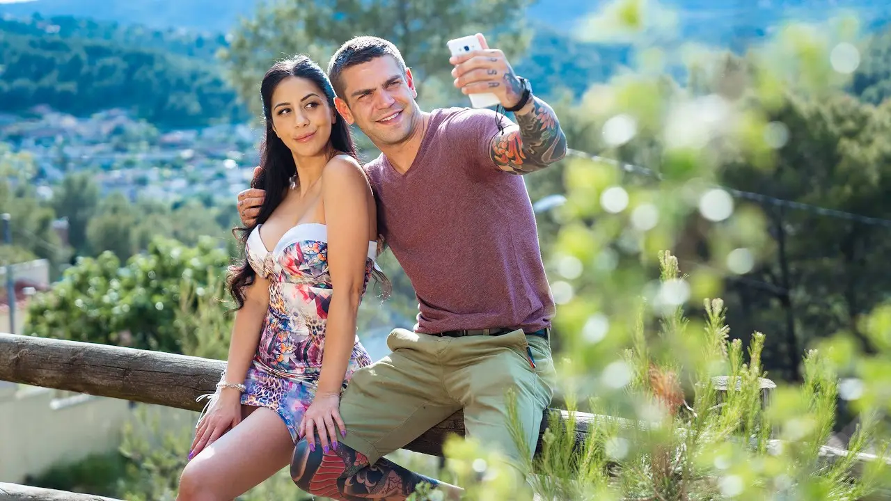 Loved up couple outdoor sunset sex (SexyHub 2019)