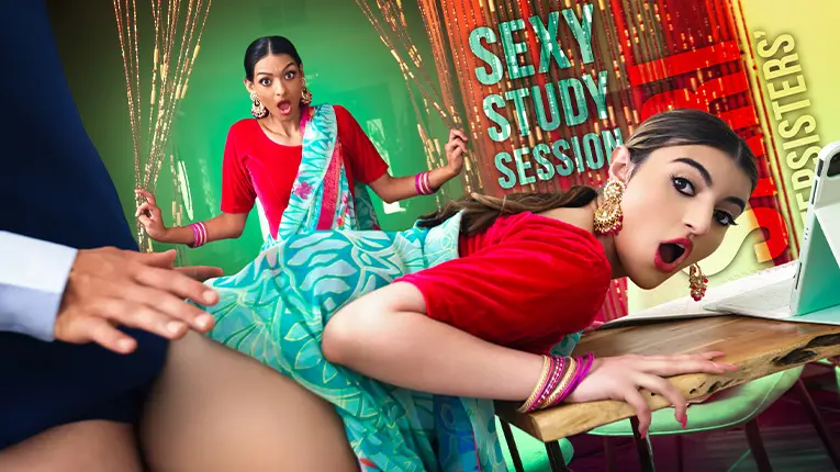 Meet the Sari-Sisters: Indian Twins Share Their First Cock (TeamSkeet 2025)