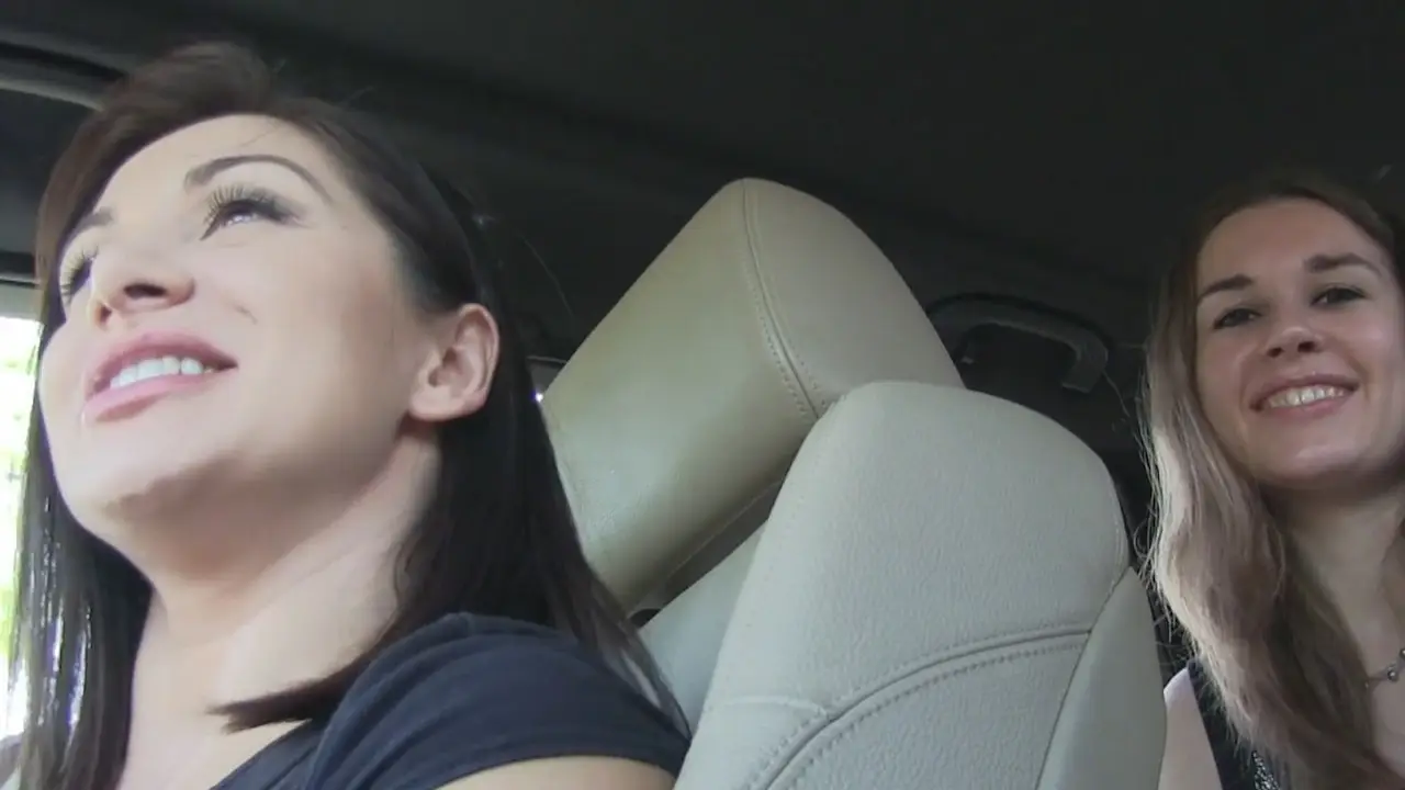 Hot hitchhiking babes fuck for cash part 1 (FakeHub 2015)
