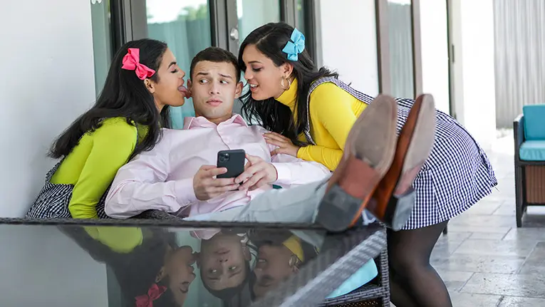 My Stepsisters Fucked Me To Get Into The Club (TeamSkeet 2020)