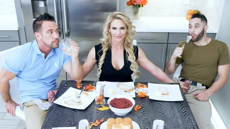 Army Boy Meets Busty Stepmom for Thanksgiving (TeamSkeet 2017)