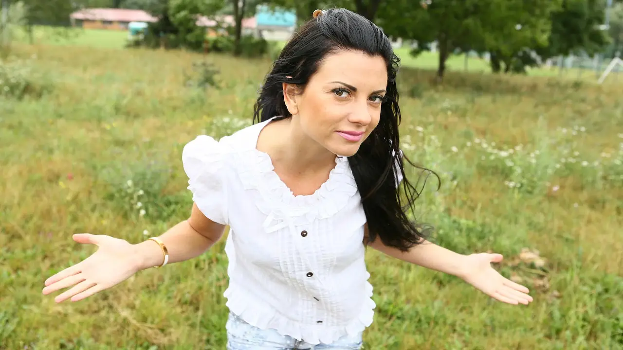 Pretty Babe in Shorts Fucked in a Car (FakeHub 2016)