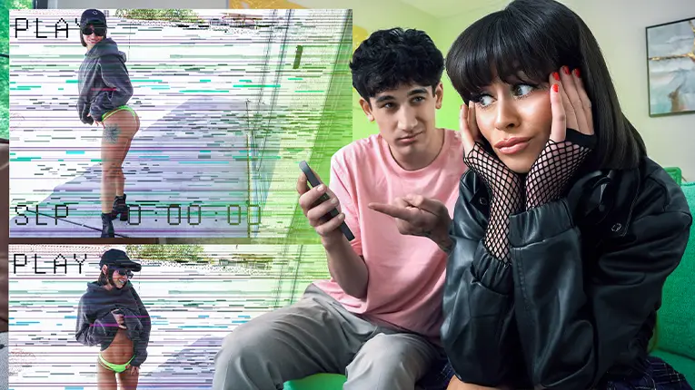 The Girl With the Leg Tattoo: Exhibitionist Babysitter Caught! (TeamSkeet 2025)