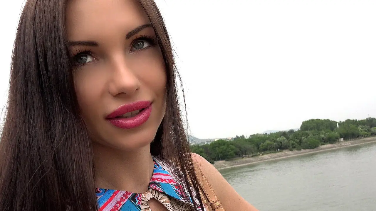 Russian Brunette Fucks Outdoors (Mofos 2016)