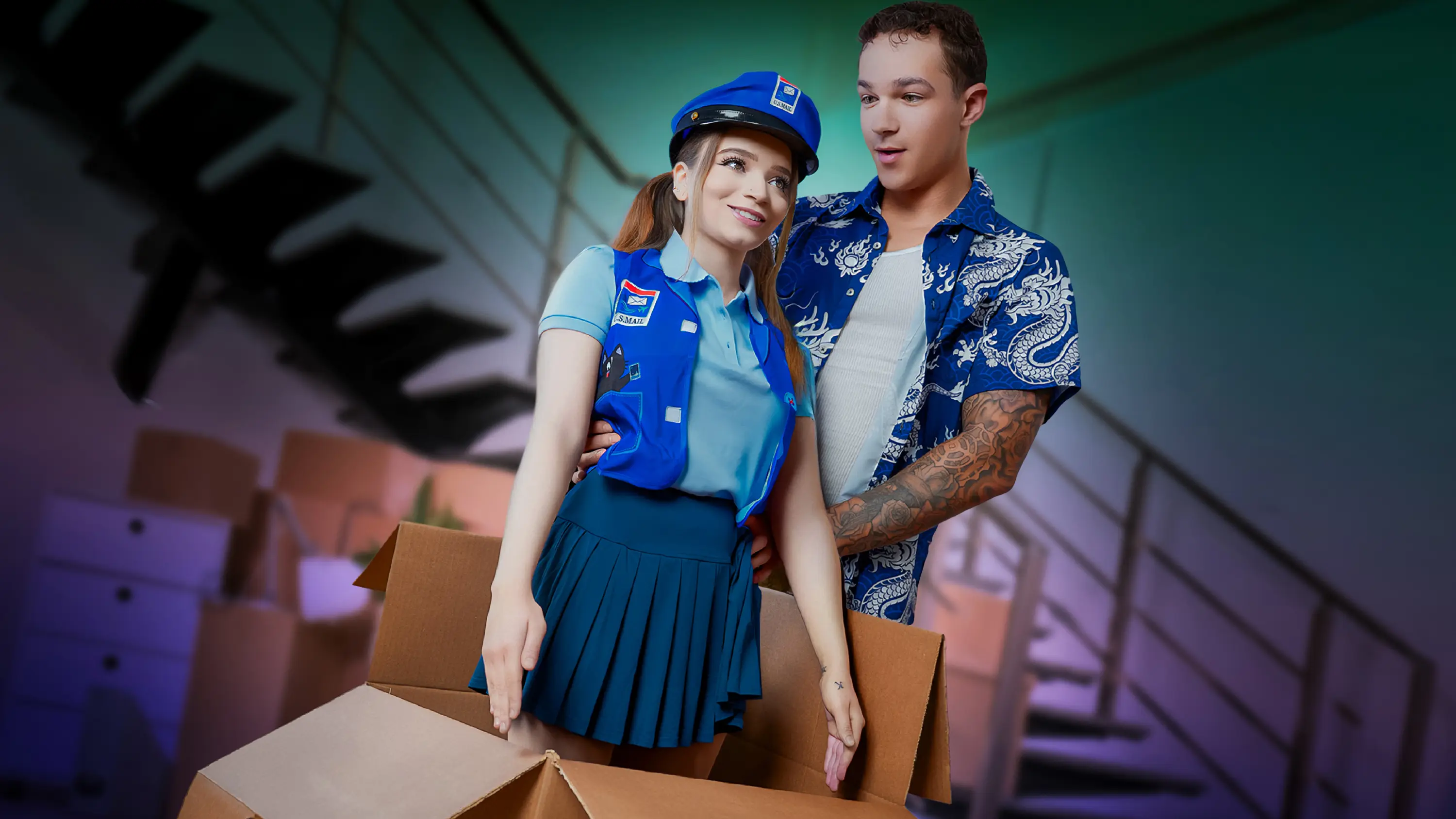 “Why Did You Order a Sex Doll That Looks Like Me?!” Little Mailwoman Gets a Big Package (TeamSkeet 2026)