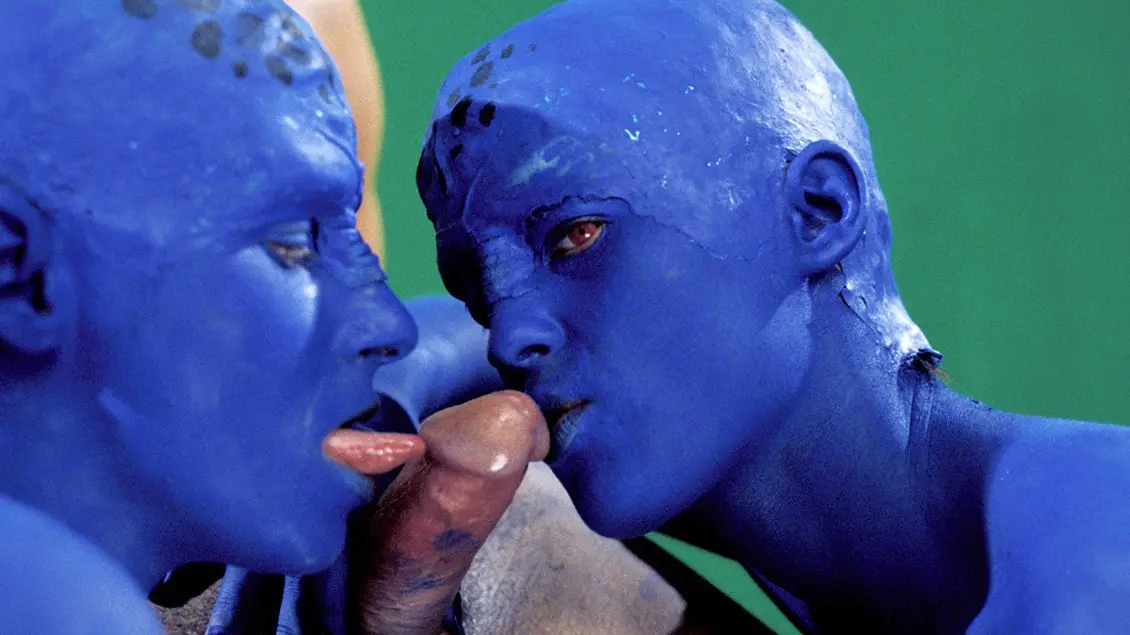 Blue Aliens Stephanie and Tavalia Griffin Have Sex Male with Earthling (Private 2010)